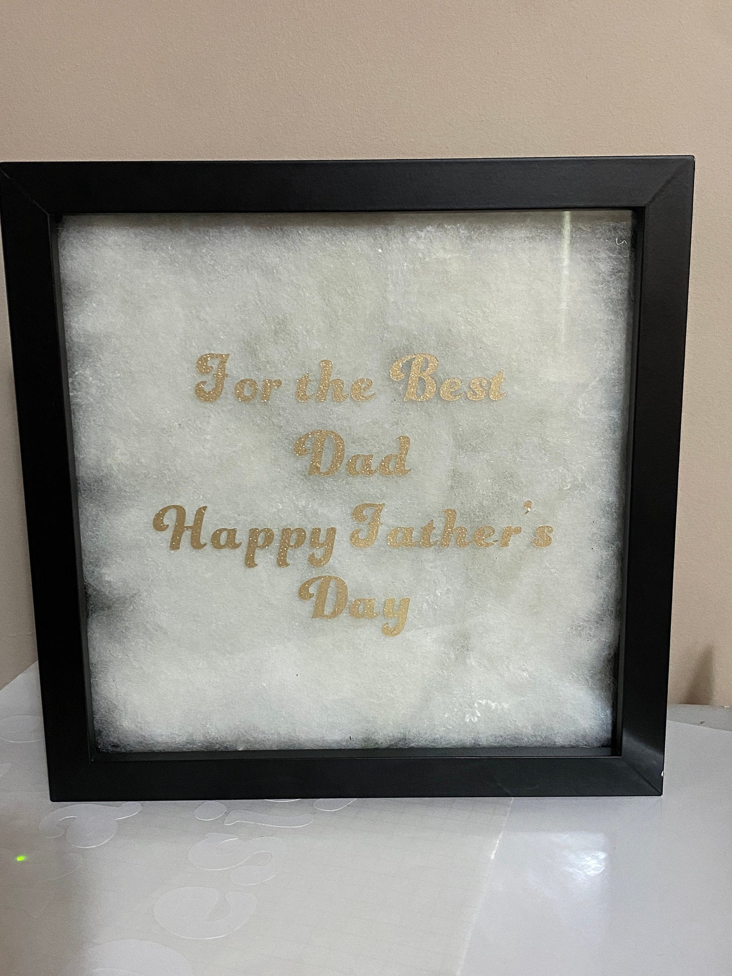 Color Changing Shadow Box With Personalization LED Cloud Effect