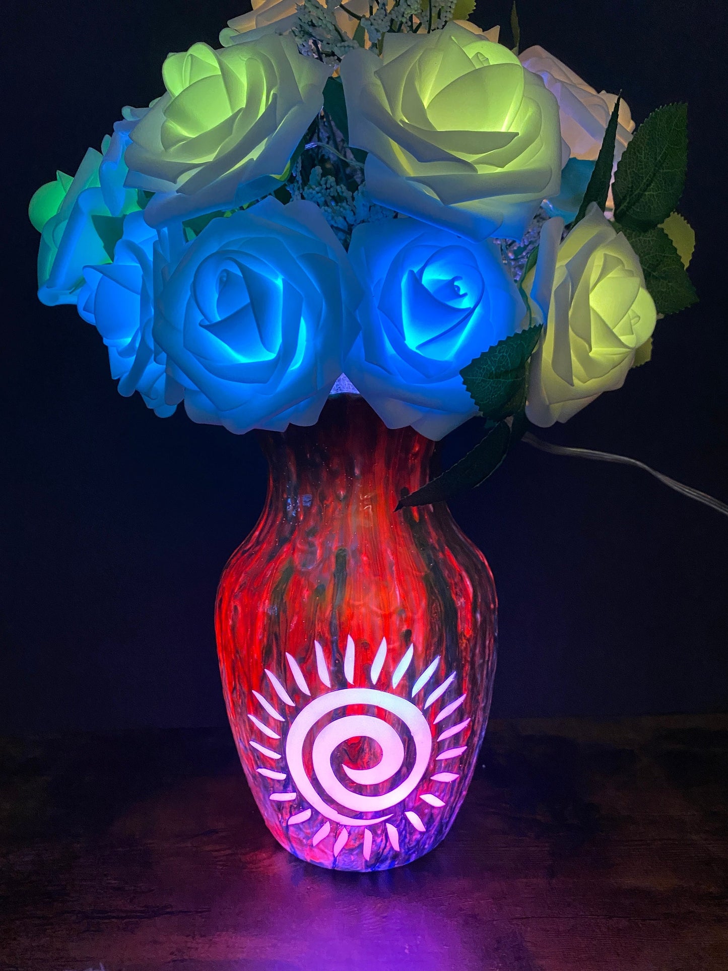 Artistic Golden Sun Lamp